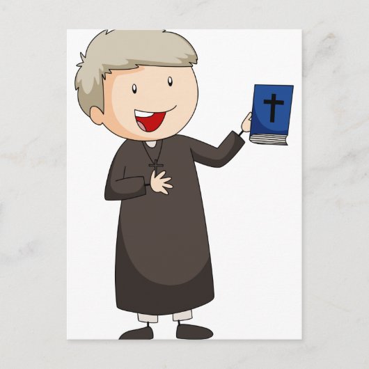 Priester Briefkaart (Voorkant)