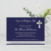 Priester Diaken 45e Priesterwijding Jubileum Saffi Kaart (Staand voorkant)