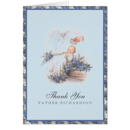 Priester Doop Dank Je Baby  (Voorkant)