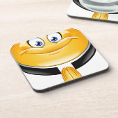priester emoji bier onderzetter (Linkerzijde)