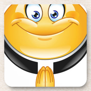 priester emoji bier onderzetter