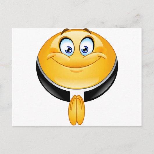 priester emoji briefkaart (Voorkant)