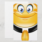 priester emoji briefpapier (Voorkant / Achterkant)