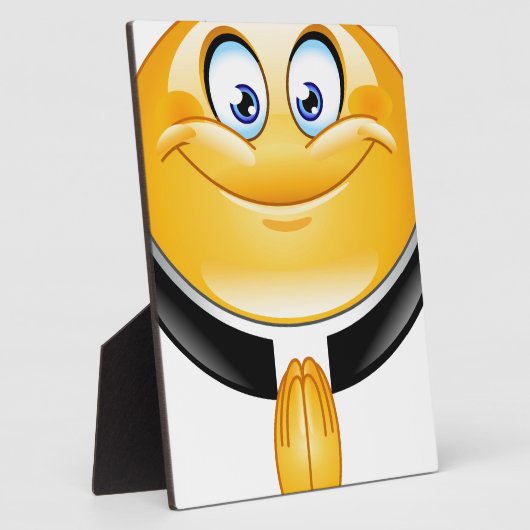 priester emoji fotoplaat (Zijkant)