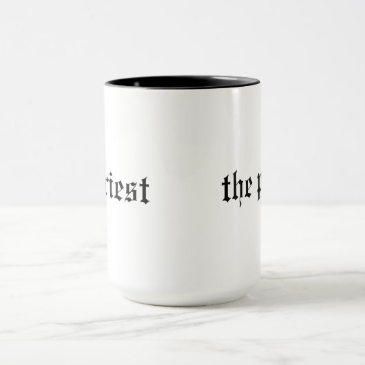 Priester geschenk bezetting mok (Midden)