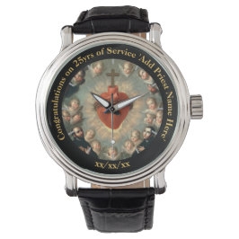 Priester Gift Wijding Jubileum Dankzegging Kerstmi Horloge