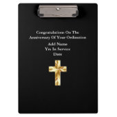 Priester Huldigingsgeschenken Priesterswijding Jub Klembord (Voorkant)