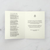 Priester Jezus kroont Priester Jubileum Kaart (Binnen)