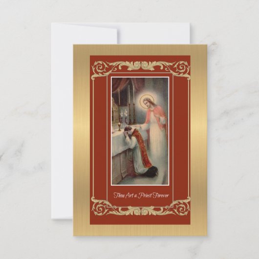 Priester Jubileum Herdenking Gebed Kaart (Voorkant)