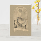 Priester Jubileum Ordinatie Chalice Jesus Kaart (Gele Bloem)