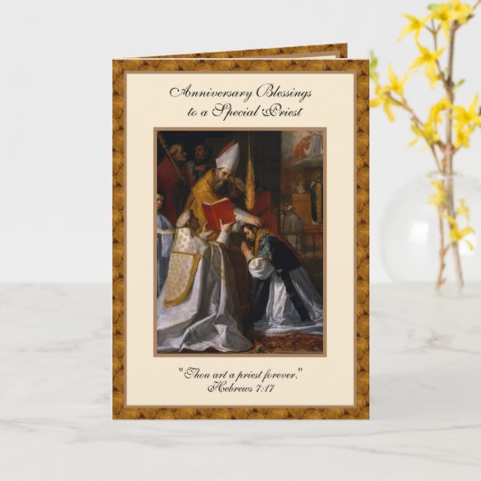 priester-Jubileum van Orde Kaart (Gele Bloem)