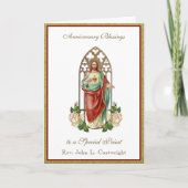 Priester jubileum wijding Heilig Hart Jezus Kaart (Voorkant)