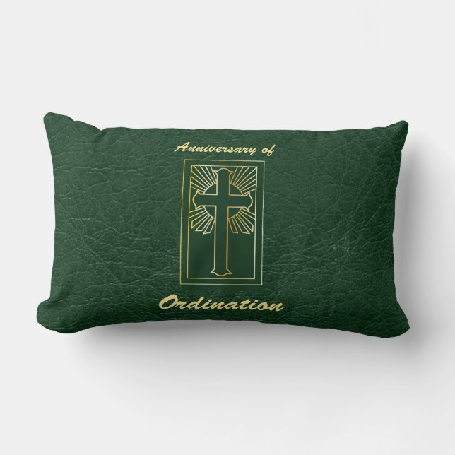 Priester jubileumjaar priesterwijding leerlook kussen (Voorkant)