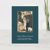 Priester Katholieke Mis Gezegende Maria Altaar Kaart (Voorkant)