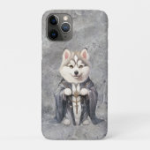 Priester Koning Siberische Husky hond Case-Mate iPhone Case (Achterkant)