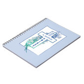 Priester Kruisbloemen gepersonaliseerd Notitieboek (Linkerzijde)