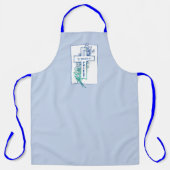 Priester Kruisbloemen gepersonaliseerd Schort (Voorkant)