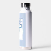 Priester Kruisbloemen gepersonaliseerd Waterfles (Links)