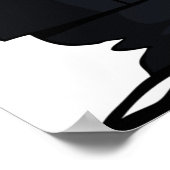 Priester met bijbel als grappig geestelijk karakte poster (Hoek)