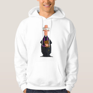 Priester met Bijbel IFunny geestelijke karakter Hoodie