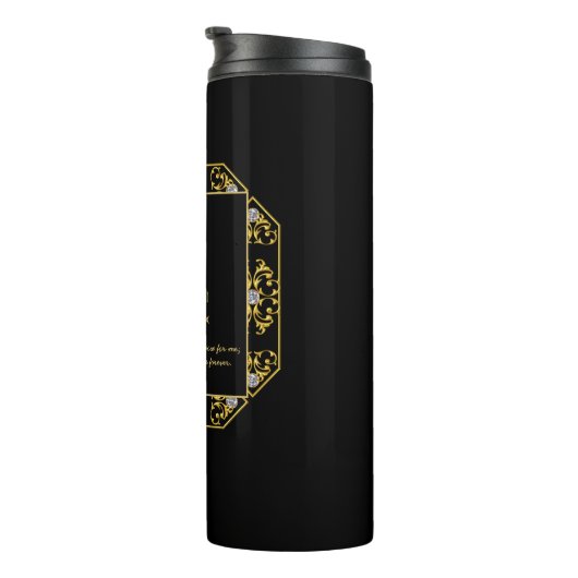 PRIESTER - Nieuw Toegewezen Bijbeltekst Geschenk B Thermosbeker (Geroteerd rechts)