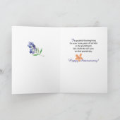 Priester Ordinatie Jubileum Kruisbloemen Kaart (Binnen)