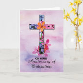 Priester Ordinatie Jubileum Kruisbloemen Kaart (Gele Bloem)