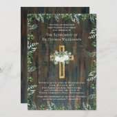 Priester Pastor Diaken Predikant Pensioen Rozen (Voorkant / Achterkant)