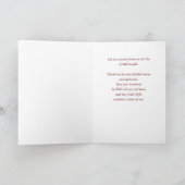 Priester Pensioen Goudkleurige Monstrans met Hosti Kaart (Binnen)