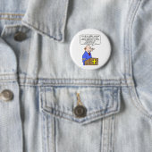 priester predikant - en - klaagschrift ronde button 5,7 cm (In situ)