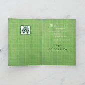 Priester St. Patrick's Day Cross Kaart (Binnen)