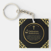 priester wijding Jubileum priester geestelijkheid  Sleutelhanger (Voorkant)