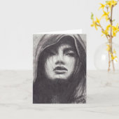 Priesteres - Notecard Kaart (Gele Bloem)