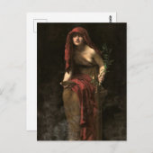 Priesteres van Delphi door John Collier Briefkaart (Voorkant / Achterkant)