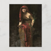 Priesteres van Delphi door John Collier Briefkaart (Voorkant)
