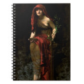 Priesteres van Delphi John Collier Art Notitieboek (Voorkant)