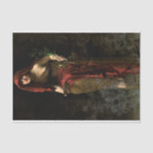 Priesteres van Delphi John Collier Schilderen Tissuepapier (Voorkant)