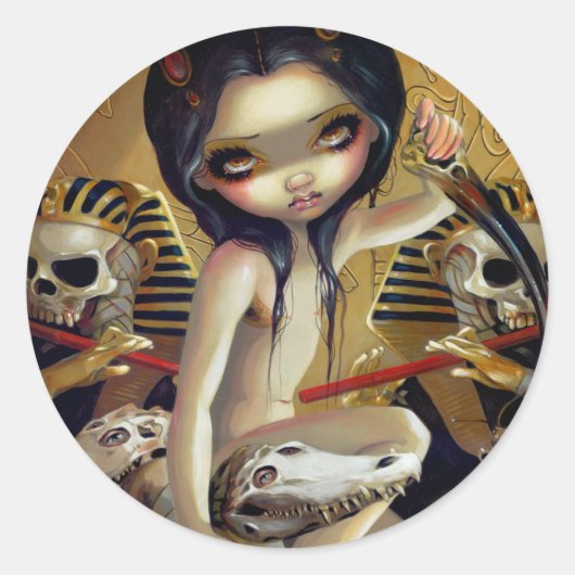 "Priesteres van Nyarlathotep" Sticker (Voorkant)