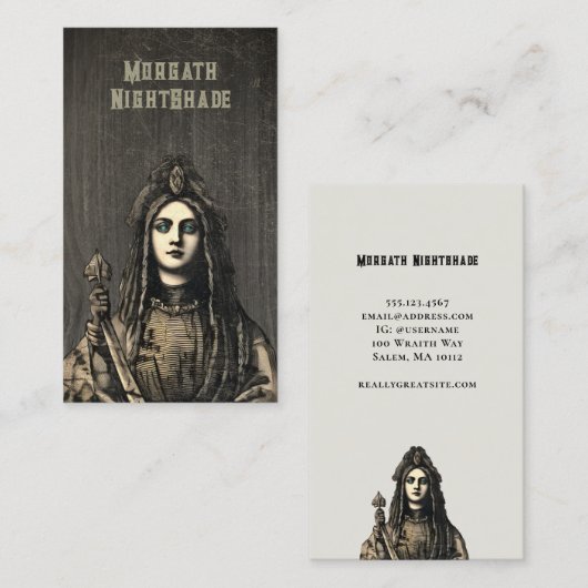 priesteres Visitekaartje (Voorkant / Achterkant)