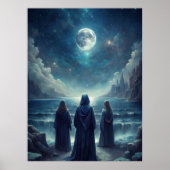 Priesteressen van de Volle Maan Mok – Maanachtige Poster (Voorkant)
