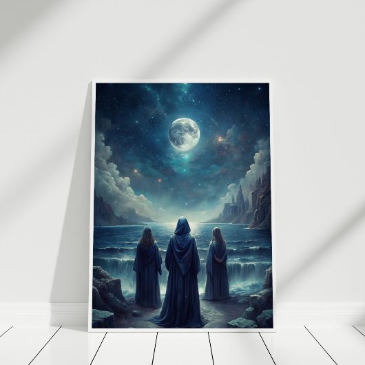 Priesteressen van de Volle Maan Mok – Maanachtige Poster