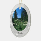 Priesterlandschap gepersonaliseerd keramisch ornament (Links)