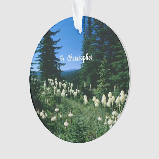 Priesterlandschap gepersonaliseerd ornament (voorkant)