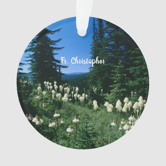 Priesterlandschap gepersonaliseerd ornament (voorkant)