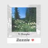 Priesterlandschap gepersonaliseerd sticker (Vel)