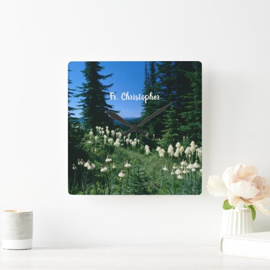 Priesterlandschap gepersonaliseerd vierkante klok (Huis)