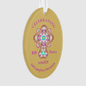 Priesters 10e herdenking Jubileum Ordination Ornament (voorkant)