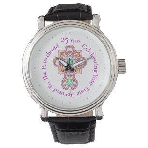 Priesters 25th Ordination Jubileum Gift Horloge