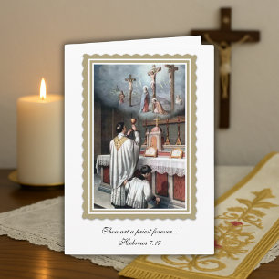 Priesterschap Jubileum Priesterwijding Elegante Pr Kaart