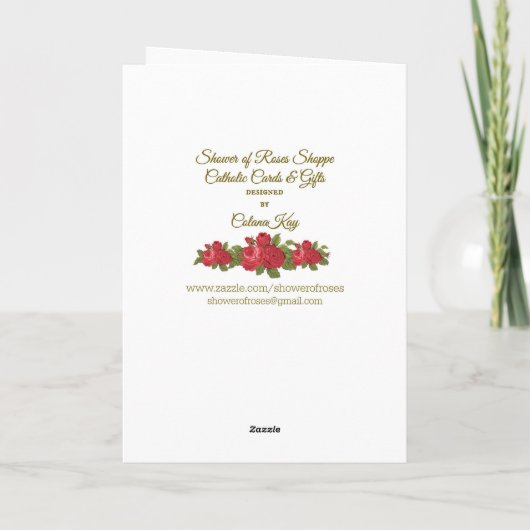 Priesterschap Jubileum Priesterwijding Kelk Kaart (Achterkant)